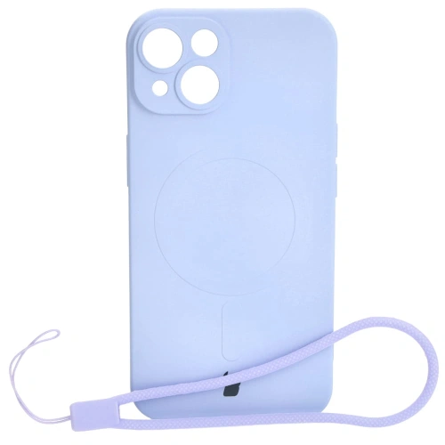 Kup Etui silikonowe z pierścieniem magnetycznym Bizon Case Silicone Magnetic do Apple iPhone 14 jasnofioletowe - BIZ3313 - {ean13} - Sklep Home Screen
