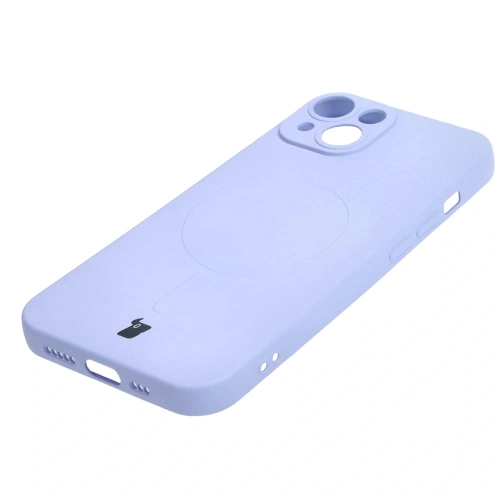 Kup Etui silikonowe z pierścieniem magnetycznym Bizon Case Silicone Magnetic do Apple iPhone 14 jasnofioletowe - BIZ3313 - {ean13} - Sklep Home Screen