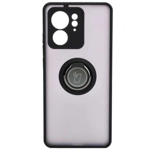 Buy Bizon Case Hybrid Ring Motorola Edge 40 smoky with a black frame - BIZ3314 - {ean13} - Home Screen Store Europe