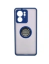 Buy Bizon Case Hybrid Ring Motorola Edge 40 smoky with a navy blue frame - BIZ3315 - {ean13} - Home Screen Store Europe