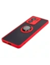 Buy Bizon Case Hybrid Ring Motorola Edge 40 smoky with a red frame - BIZ3317 - {ean13} - Home Screen Store Europe