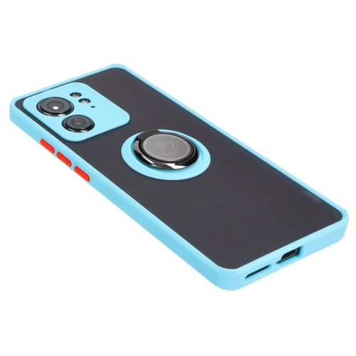 Kup Bizon Case Hybrid Ring Motorola Edge 40 rauchig mit einem hellblauen Rahmen - BIZ3318 - {ean13} - Sklep Home Screen