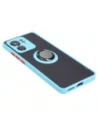 Buy Bizon Case Hybrid Ring Motorola Edge 40 smoky with a light blue frame - BIZ3318 - {ean13} - Home Screen Store Europe