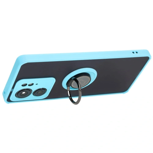 Kup Bizon Case Hybrid Ring Motorola Edge 40 rauchig mit einem hellblauen Rahmen - BIZ3318 - {ean13} - Sklep Home Screen