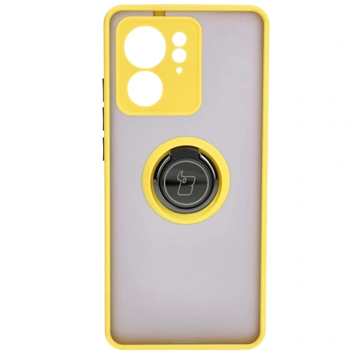 Kup Bizon Case Hybrid Ring Motorola Edge 40 rauchig mit einem gelben Rahmen - BIZ3319 - {ean13} - Sklep Home Screen