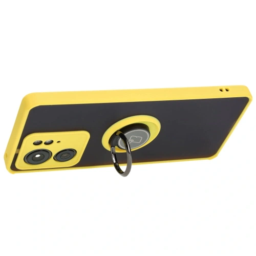 Kup Bizon Case Hybrid Ring Motorola Edge 40 rauchig mit einem gelben Rahmen - BIZ3319 - {ean13} - Sklep Home Screen