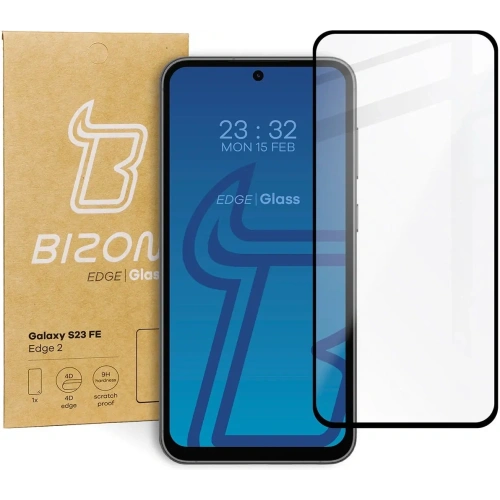 Kup Bizon Glass Edge 2 Samsung Galaxy S23 FE negru - BIZ3321 - {ean13} - Sklep Home Screen