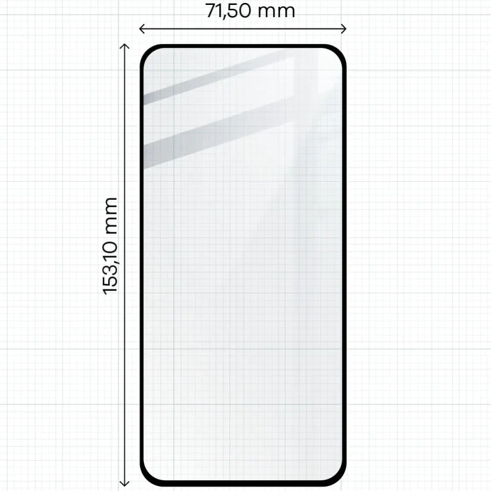 Szkło hartowane Bizon Glass Edge 2 do Samsung Galaxy S23 FE czarne