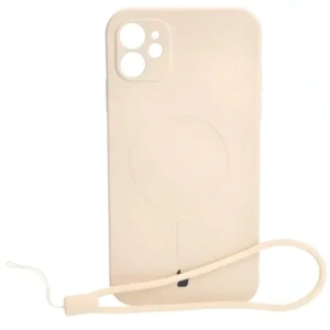 Kup Bizon tok szilikon Magnetic Apple iPhone 11 bézs - BIZ3324 - {ean13} - Sklep Home Screen