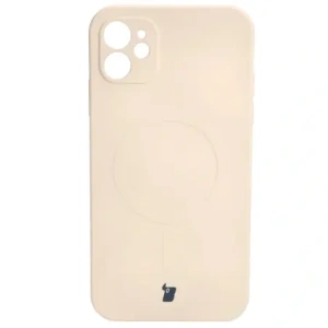 Kup Bizon tok szilikon Magnetic Apple iPhone 11 bézs - BIZ3324 - {ean13} - Sklep Home Screen