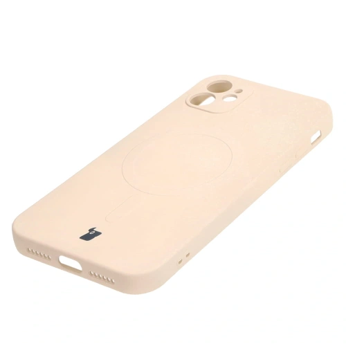 Buy Bizon Case Silicone Magnetic Apple iPhone 11 beige - BIZ3324 - {ean13} - Home Screen Store Europe