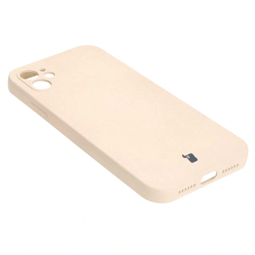 Buy Bizon Case Silicone Magnetic Apple iPhone 11 beige - BIZ3324 - {ean13} - Home Screen Store Europe