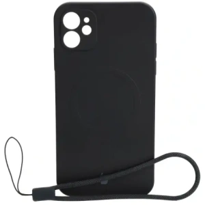 Kup Etui silikonové s magnetickým kroužkem Bizon Case Silicone Magnetic pro Apple iPhone 11 černé - BIZ3325 - {ean13} - Sklep Home Screen