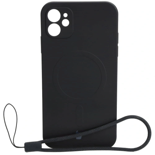 Kup Etui silikonové s magnetickým kroužkem Bizon Case Silicone Magnetic pro Apple iPhone 11 černé - BIZ3325 - {ean13} - Sklep Home Screen