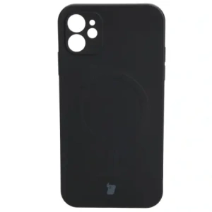 Kup Etui silikonové s magnetickým kroužkem Bizon Case Silicone Magnetic pro Apple iPhone 11 černé - BIZ3325 - {ean13} - Sklep Home Screen
