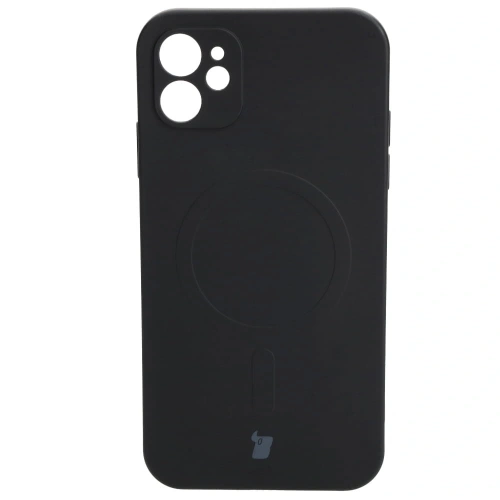 Kup Etui silikonové s magnetickým kroužkem Bizon Case Silicone Magnetic pro Apple iPhone 11 černé - BIZ3325 - {ean13} - Sklep Home Screen