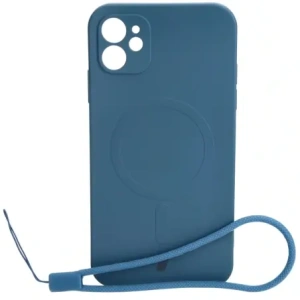 Kup Etui silikonové s magnetickým kroužkem Bizon Case Silicone Magnetic pro Apple iPhone 11 navy modré - BIZ3326 - {ean13} - Sklep Home Screen