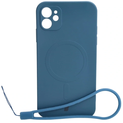 Buy Bizon Case Silicone Magnetic Apple iPhone 11 navy blue - BIZ3326 - {ean13} - Home Screen Store Europe