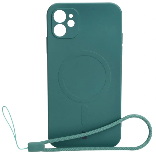 Buy Bizon Case Silicone Magnetic Apple iPhone 11 dark green - BIZ3327 - {ean13} - Home Screen Store Europe