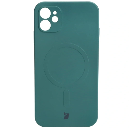 Buy Bizon Case Silicone Magnetic Apple iPhone 11 dark green - BIZ3327 - {ean13} - Home Screen Store Europe