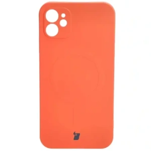 Kup Etui silikonové s magnetickým kroužkem Bizon Case Silicone Magnetic pro Apple iPhone 11 mrkvové - BIZ3330 - {ean13} - Sklep Home Screen
