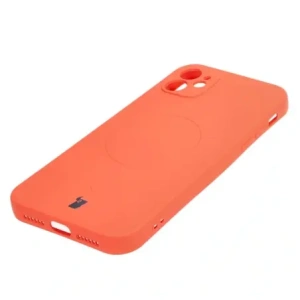 Kup Etui silikonové s magnetickým kroužkem Bizon Case Silicone Magnetic pro Apple iPhone 11 mrkvové - BIZ3330 - {ean13} - Sklep Home Screen