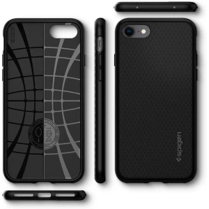 Kup Spigen Apple Tasche Liquid Air iPhone SE 2022/SE 2020/8/7 Schwarz - SPN1050BLK - {ean13} - Sklep Home Screen