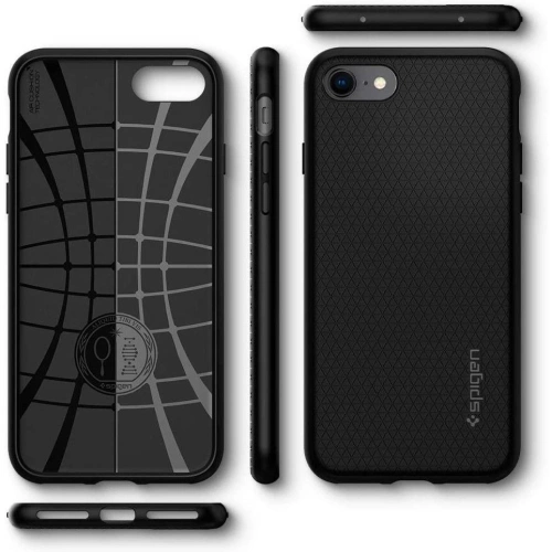 Kup Etui Spigen Liquid Air Apple iPhone SE 2022/SE 2020/8/7 černá - SPN1050BLK - {ean13} - Sklep Home Screen