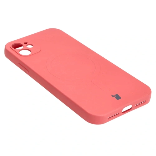 Kup Etui silikonové s magnetickým kroužkem Bizon Case Silicone Magnetic pro Apple iPhone 11 v barvě špinavě růžové - BIZ3332 - {ean13} - Sklep Home Screen