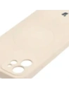 Kup Etui silikonové s magnetickým kroužkem Bizon Case Silicone Magnetic pro Apple iPhone 12 béžové - BIZ3333 - {ean13} - Sklep Home Screen
