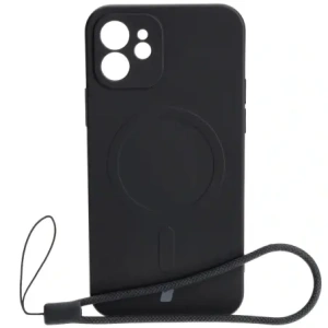 Kup Bizon Case Silikon Magnetic Apple iPhone 12 schwarz - BIZ3334 - {ean13} - Sklep Home Screen