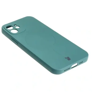 Kup Etui silikonowe z pierścieniem magnetycznym Bizon Case Silicone Magnetic do Apple iPhone 12 ciemnozielone - BIZ3335 - {ean13} - Sklep Home Screen