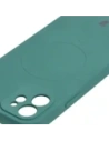 Kup Etui silikonové s magnetickým kroužkem Bizon Case Silicone Magnetic pro Apple iPhone 12 tmavě zelené - BIZ3335 - {ean13} - Sklep Home Screen