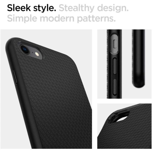 Kup Etui Spigen Liquid Air Apple iPhone SE 2022/SE 2020/8/7 černá - SPN1050BLK - {ean13} - Sklep Home Screen