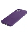 Kup Etui silikonové s magnetickým kroužkem Bizon Case Silicone Magnetic pro Apple iPhone 12 švestková - BIZ3336 - {ean13} - Sklep Home Screen