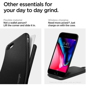 Buy Spigen Liquid Air Apple iPhone SE 2022/SE 2020/8/7 Black - SPN1050BLK - {ean13} - Home Screen Store Europe