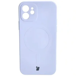 Bizon Case Silicone Magnetic Apple iPhone 12 light purple