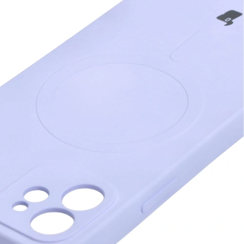Kup Etui silikonové s magnetickým kroužkem Bizon Case Silicone Magnetic pro Apple iPhone 12 světle fialové - BIZ3337 - {ean13} - Sklep Home Screen