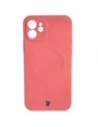 Kup Etui silikonové s magnetickým kroužkem Bizon Case Silicone Magnetic pro Apple iPhone 12 špinavě růžové - BIZ3338 - {ean13} - Sklep Home Screen