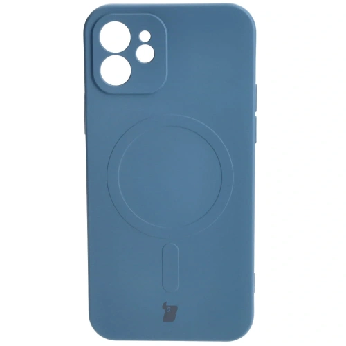 Buy Bizon Case Silicone Magnetic Apple iPhone 12 navy blue - BIZ3339 - {ean13} - Home Screen Store Europe