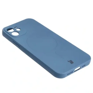 Kup Etui silikonowe z pierścieniem magnetycznym Bizon Case Silicone Magnetic do Apple iPhone 12 granatowe - BIZ3339 - {ean13} - Sklep Home Screen