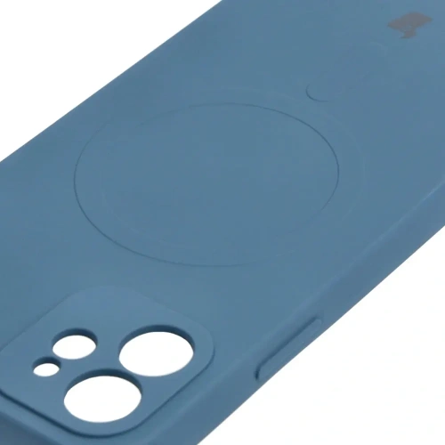 Kup Bizon Case Silicone Magnetic Apple iPhone 12 tengerészkék - BIZ3339 - {ean13} - Sklep Home Screen
