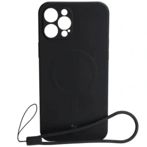 Kup Bizon Case Silicone Magnetic Apple iPhone 12 Pro Max negru - BIZ3340 - {ean13} - Sklep Home Screen
