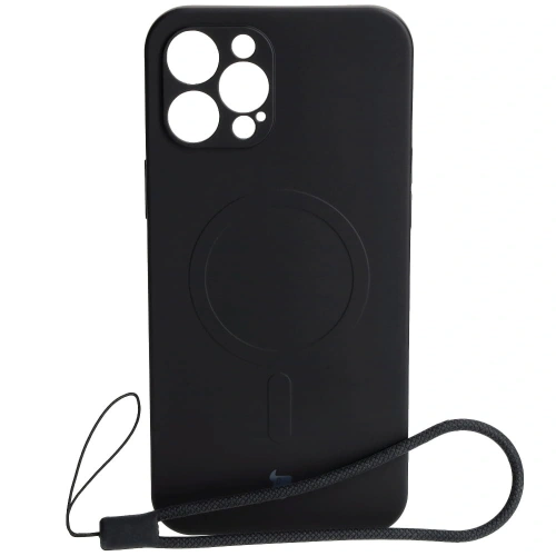Buy Bizon Case Silicone Magnetic Apple iPhone 12 Pro Max black - BIZ3340 - {ean13} - Home Screen Store Europe