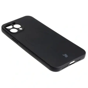 Kup Etui silikonowe z pierścieniem magnetycznym Bizon Case Silicone Magnetic do Apple iPhone 12 Pro Max czarne - BIZ3340 - {ean13} - Sklep Home Screen