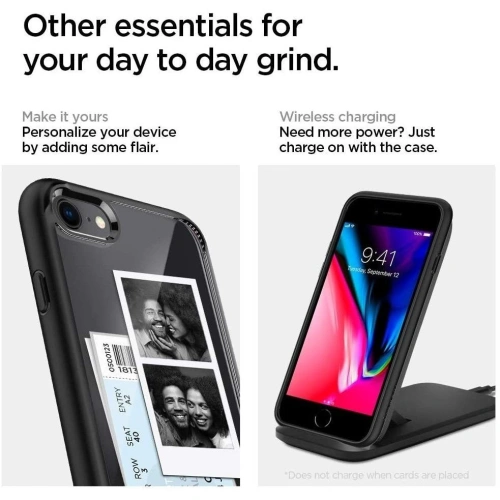 Kup Etui Spigen Ultra Hybrid Apple iPhone SE 2022/SE 2020/8/7 Fekete - SPN1051BLK - {ean13} - Sklep Home Screen
