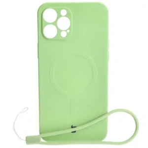 Kup Bizon Case Silicone Magnetic Apple iPhone 12 Pro Max verde deschis - BIZ3342 - {ean13} - Sklep Home Screen