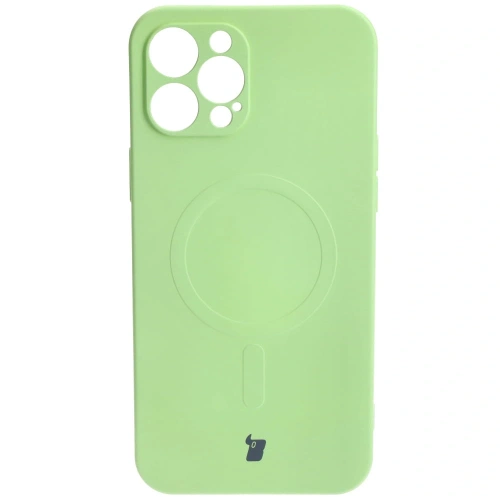 Buy Bizon Case Silicone Magnetic Apple iPhone 12 Pro Max light green - BIZ3342 - {ean13} - Home Screen Store Europe