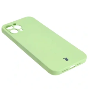 Kup Etui silikonowe z pierścieniem magnetycznym Bizon Case Silicone Magnetic do Apple iPhone 12 Pro Max jasnozielone - BIZ3342 - {ean13} - Sklep Home Screen