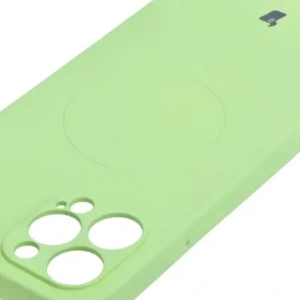 Kup Etui silikonowe z pierścieniem magnetycznym Bizon Case Silicone Magnetic do Apple iPhone 12 Pro Max jasnozielone - BIZ3342 - {ean13} - Sklep Home Screen